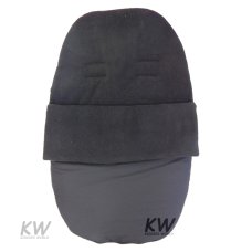 Black Fleece Car Seat Footmuff