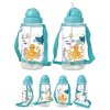 BOT29: 450ml Childrens Water Bottle with Straw & String- Sealife