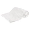 FBP80-BP-WS: White Bubble Mink Wrap - Satin Trim (Bulk Pack)