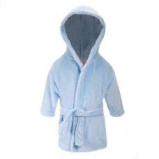 FBR20-B-0-6: Blue Dressing Gown (0-6 Months)