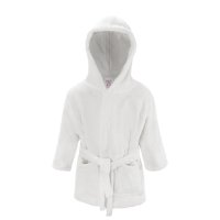 FBR22-W-6-12: White Dressing Gown (6-12 Months)