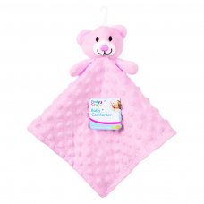 FS691: Pink Soft Bubble Bear Comforter
