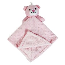 FS691: Pink Soft Bubble Bear Comforter