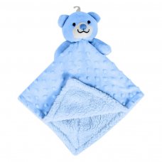 FS692: Blue Soft Bubble Bear Comforter
