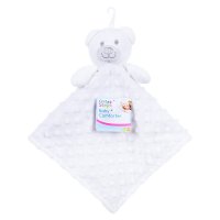 FS693: White Soft Double Sided Baby Comforter Blanket