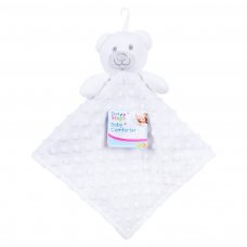 FS693: White Soft Double Sided Baby Comforter Blanket