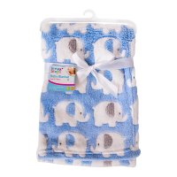 FS716: Supersoft Elephant Fleece Baby Blanket