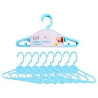 FS732: 8 Blue Baby Clothes Hangers