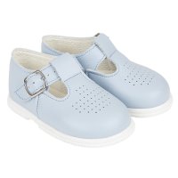 H501: Baby Hard Soled Shoe-Sky (Shoe Sizes: 2-6)