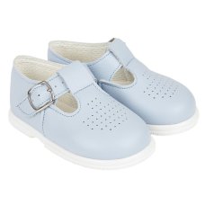 H501: Baby Hard Soled Shoe-Sky (Shoe Sizes: 2-6)