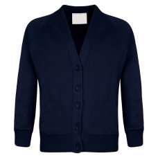 School Cardigan - Navy