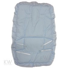 Plain Poly/Cotton Buggy Liner: Blue