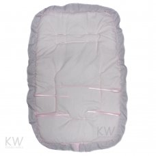 Plain Poly/Cotton Buggy Liner: Pink