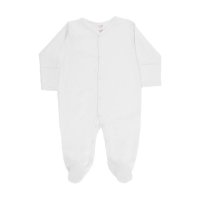 SS4660-W-69: White Sleepsuit (6-9 Months)