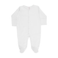 SS4660-W-69: White Sleepsuit (6-9 Months)