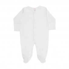SS4660-W-36: White Sleepsuit (3-6 Months)