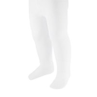 T80-W: White Cotton Tights (NB-12 Years)