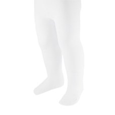 T80-W: White Cotton Tights (NB-12 Years)