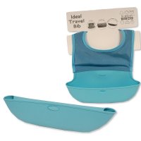 BW-104-819S: Baby Travel Feeder Bib- Sky