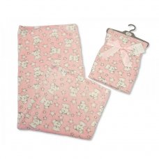 BW-112-967P: Baby Pink Teddy Wrap
