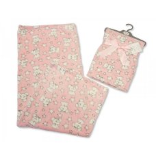 BW-112-967P: Baby Pink Teddy Wrap