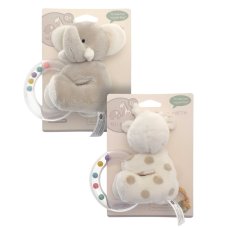 TOY211843: Eco Friendly Elli & Raff Design Teething Rattle