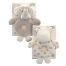 TOY211904: Eco Friendly Elli & Raff Design Plush Ring Rattle