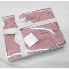 W24204: Baby Girls Knitted 4 Piece Outfit In A  Luxury Gift Box (NB-6 Months)